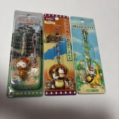 ハローキティ ご当地限定ストラップ 3種セットのサムネイル