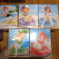 五等分の花嫁 Aqua Float Girlsフィギュア5種セット - メルカリ