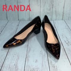 RANDA ランダ パンプス 22.5cm ポインテッドトゥ  エナメルのサムネイル
