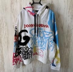ドルチェ&ガッバーナGRAFFITI PRINT Hoodieパーカースウェット - メルカリ