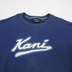 90~00s　KARL KANI　カールカナイ　チェーン刺繍ロゴ　スウェット