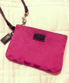 COACH コーチ ポーチ ピンクのサムネイル