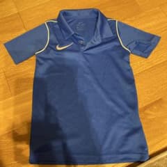 Nike Dri-FIT ポロシャツ 135/64 青 - メルカリ