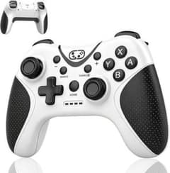 Switch コントローラー Bingoods プロコン 背面ボタン付き 白