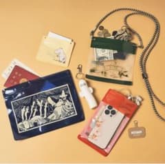 MOOMINムーミン　ニョロニョロキーホルダー ジッパープラケース★モノマスター