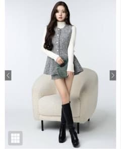 GRL ツイードベストパンツセットアップのサムネイル