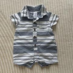 Carter's ベビー ボーダー ロンパース 3Mのサムネイル
