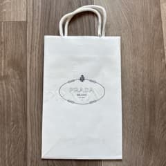 PRADA プラダ ショップ袋 ショッパー 紙袋 手提げ袋 ホワイト 白色