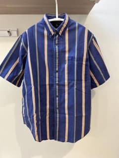 古着　HuntClub シャツ　ストライプ　柄シャツのサムネイル
