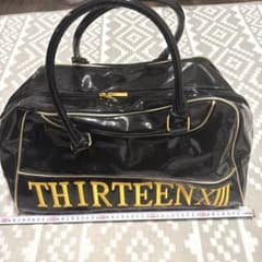 美品　THIRTEEN JAPAN ボストンバッグ ブラックのサムネイル