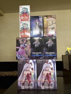 最新アニメプライズフィギュア まとめ売り 9点セットのサムネイル