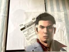 龍が如く メガネスタンド(桐生一馬)&パブミラー(真島吾朗) 2点セット