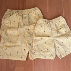 ユニクロ　ハーフパンツ　兄弟コーデ　姉妹コーデ　gu 150 120のサムネイル