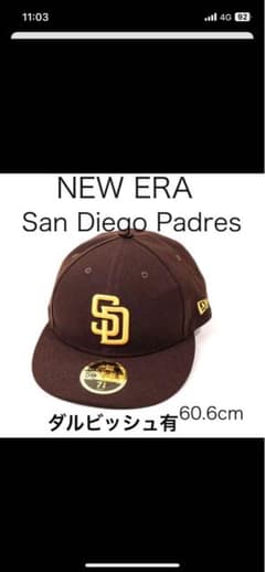 NEW ERA San Diego Padres キャップ 60.6cmのサムネイル