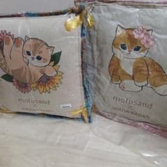 み*み様 mofusand×日比谷花壇 ゴブラン織りクッション　2点セット