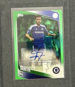 Topps Juan Mata 直筆サインカード 99枚限定のサムネイル