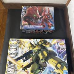 ロボット MG PMX-003 THE-O & RG MSN-04FF SAZABI MG PMX-003 THE-O & RG MSN-04FF SAZABI - メルカリ