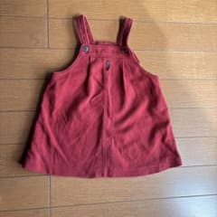 COMME CA FOSSETTE ジャンパースカート 赤のサムネイル