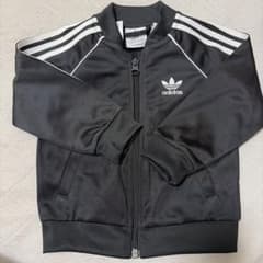 【値下げ！！】adidas トラックジャケット＆パンツセット80cm ブラックのサムネイル