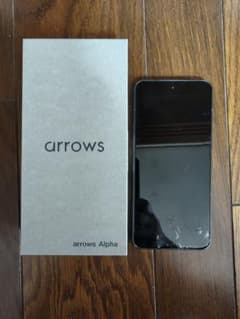 arrows Alpha M08 512GB SIMフリー 画面割れ 動作正常のサムネイル