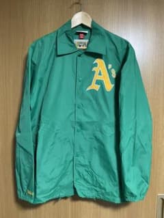 ミッチェルアンドネス コーチジャケット アスレチックス MLB アメカジ 古着のサムネイル
