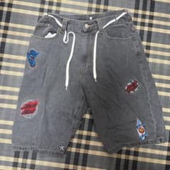 SANTA CRUZ 刺繍入りグレーショートパンツのサムネイル