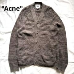 Acne mohair cardigan アクネ　モヘア　くるみボタン