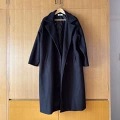 Auntie Rosa Holiday ブラック ロングコートのサムネイル