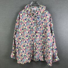 nest robe English Garden プリントラッフルカラーブラウス nest robe English Garden プリントラッフルカラーブラウス