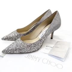 ♡お値下げ♡ジミーチュウ　グリッター　ピンヒール JIMMY CHOO Jimmy Choo ジミーチュウ パンプス ROMY85 CGD