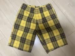 GOODENOUGH チェック柄ショートパンツ イエローsizeM affa - メルカリ