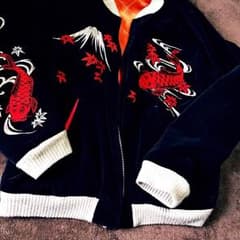 スカジャン 「ベロア」古着 セールのサムネイル