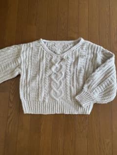 NICE CLAUP ニット 短め 美品 ナイスクラップのサムネイル