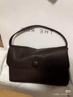 THE ROW Sally Bagハンドバッグ レザー ダークブラウン