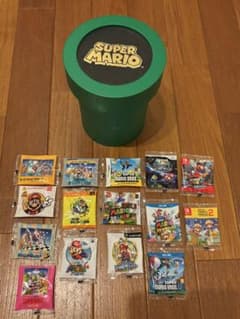 マリオ35周年　土管　クッキーの空箱と包装　クッキーは入ってません　包装のみのサムネイル