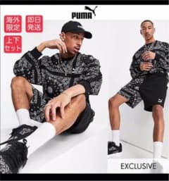 海外輸入品⭐︎PUMA ペイズリー柄　セットアップMのサムネイル