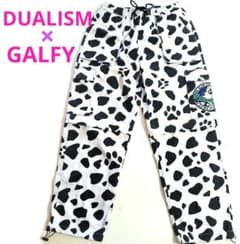 DUALISM × GALFY　ブーメランとダルメシアンのカーゴパンツ　白　希少 DUALISM × GALFY ブーメランとダルメシアンのカーゴパンツ 白 希少