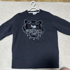 KENZO タイガー刺繍 スウェット ブラック M - メルカリ