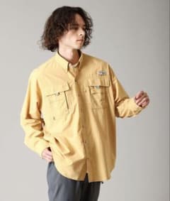 Columbia PFG 長袖シャツ フィッシングシャツ イエローのサムネイル