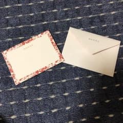 ☆GUCCI おまけ便箋☆のサムネイル