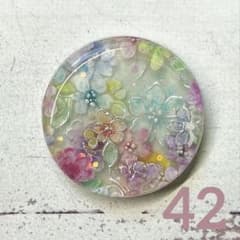 フラワーハンドメイドレジンヘアゴム42のサムネイル