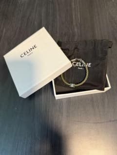 と*も様 CELINE セリーヌブレスレット トリオンフ ビーチ カーキレザーブ と*も様 CELINE セリーヌブレスレット トリオンフ ビーチ カーキ