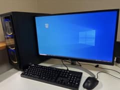 ゲーミングPCスターターセット デスクトップ/モニター/キーボードマウス/マイクのサムネイル