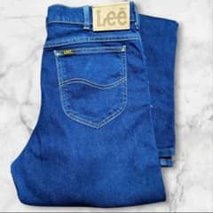 【超美品】【USA製】Lee 80s 濃紺デニムパンツ W33 L36のサムネイル
