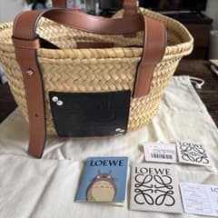お値下げ✴︎LOEWE かごバッグ スタジオジブリ トトロ コラボ - メルカリ