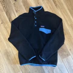 Patagonia パタゴニア シンチラスナップT　S　ブラック×ブルーのサムネイル