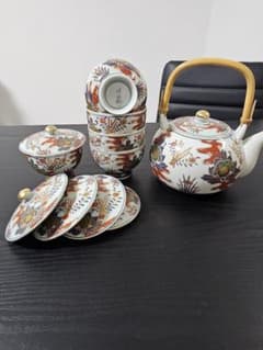 和風急須セット 陶磁器製 伝統的デザインのサムネイル