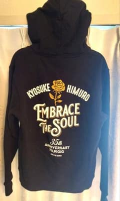 氷室京介 EMBRACE THE SOUL 35th パーカー 黒 S - メルカリ
