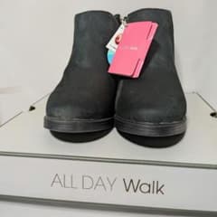 タグ付未使用　ALL DAY Walk　サイドベルト ショートブーツ 23.5