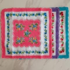 花柄 ハンカチ 10枚セット